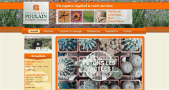 Desktop Screenshot of pepinieres-poulain.com